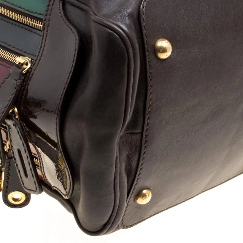 Dolce & Gabbana D&G Multicolor Leather Lily Bowler Bag 11
