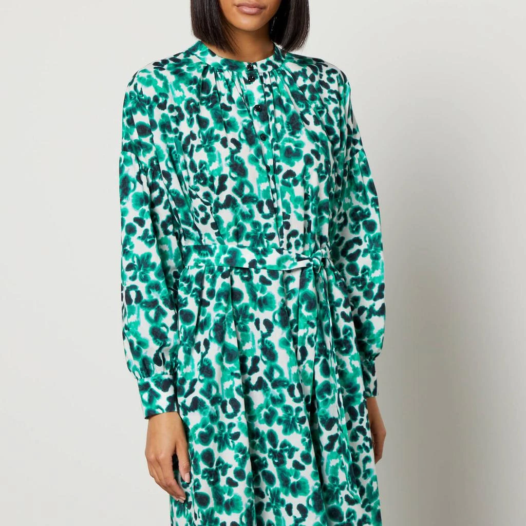 BAUM UND PFERDGARTEN Baum Und Pferdgarten Women's Abilene Dress - Flowding Flower Green 3