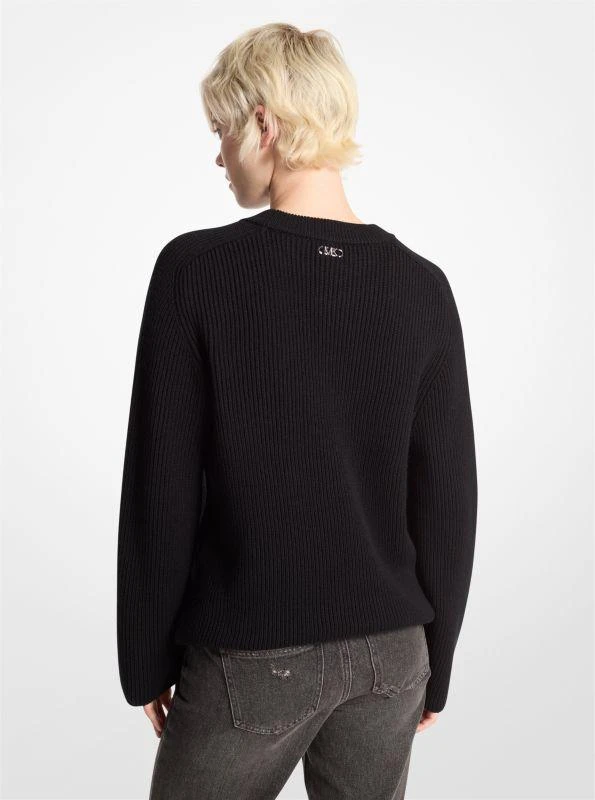 michael_kors Ribbed Merino Wool Sweater 2