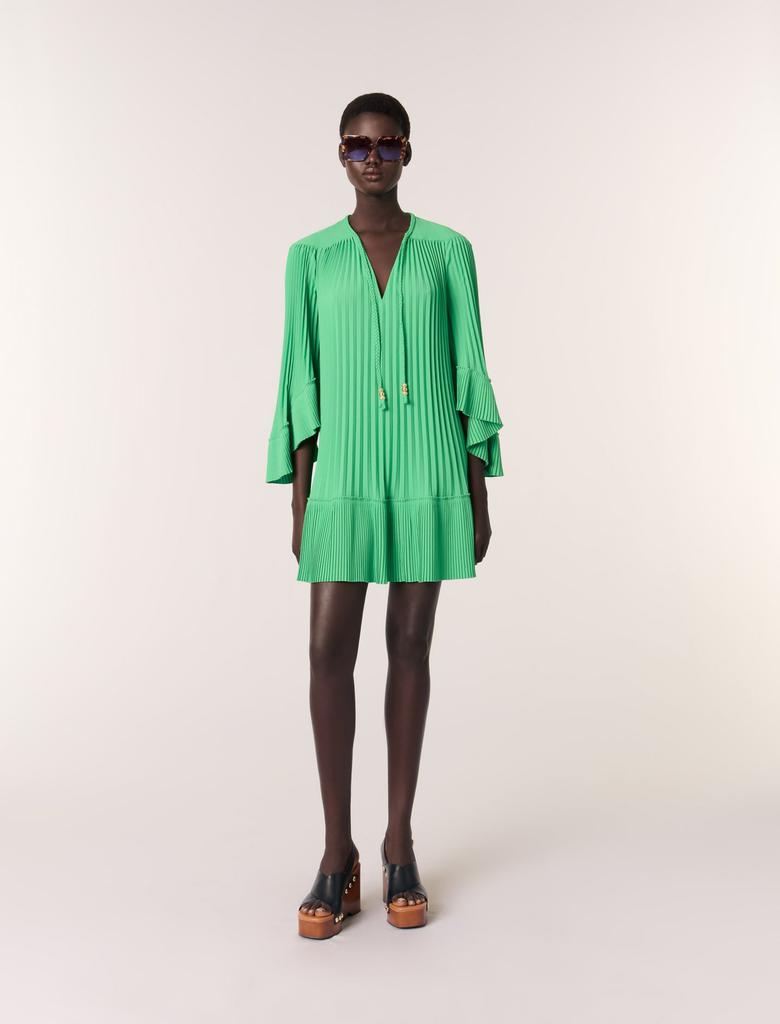 Maje Maje Woman's polyester Mini pleated dress for Spring/Summer