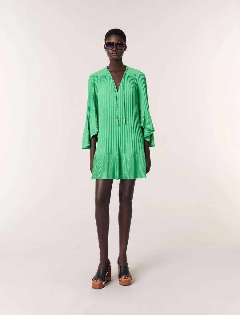 Maje Maje Woman's polyester Mini pleated dress for Spring/Summer 1