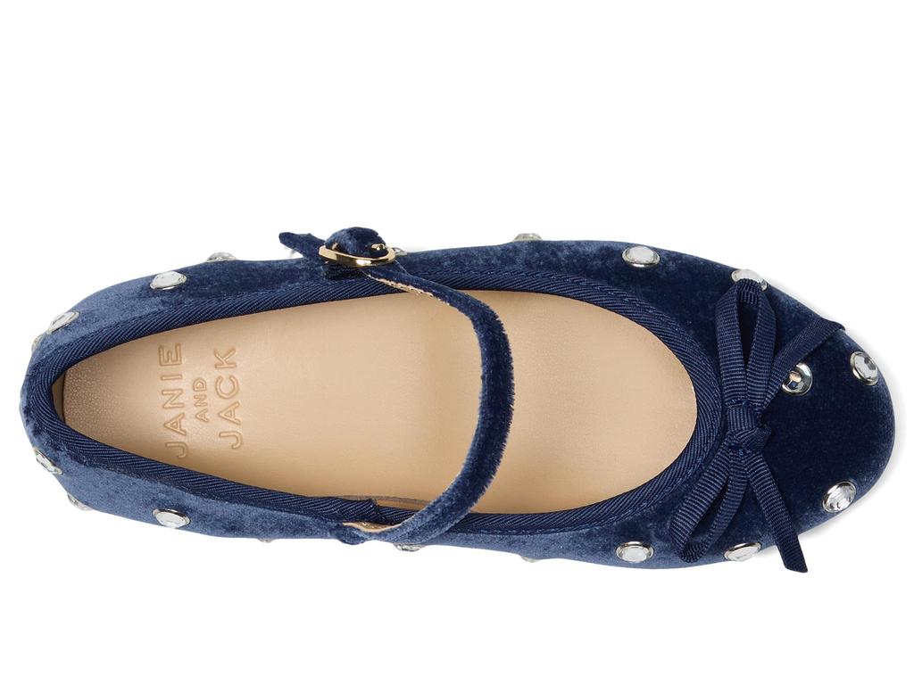 Janie and Jack Velvet Jewel Flat (Toddler/Little Kids/Big Kids)