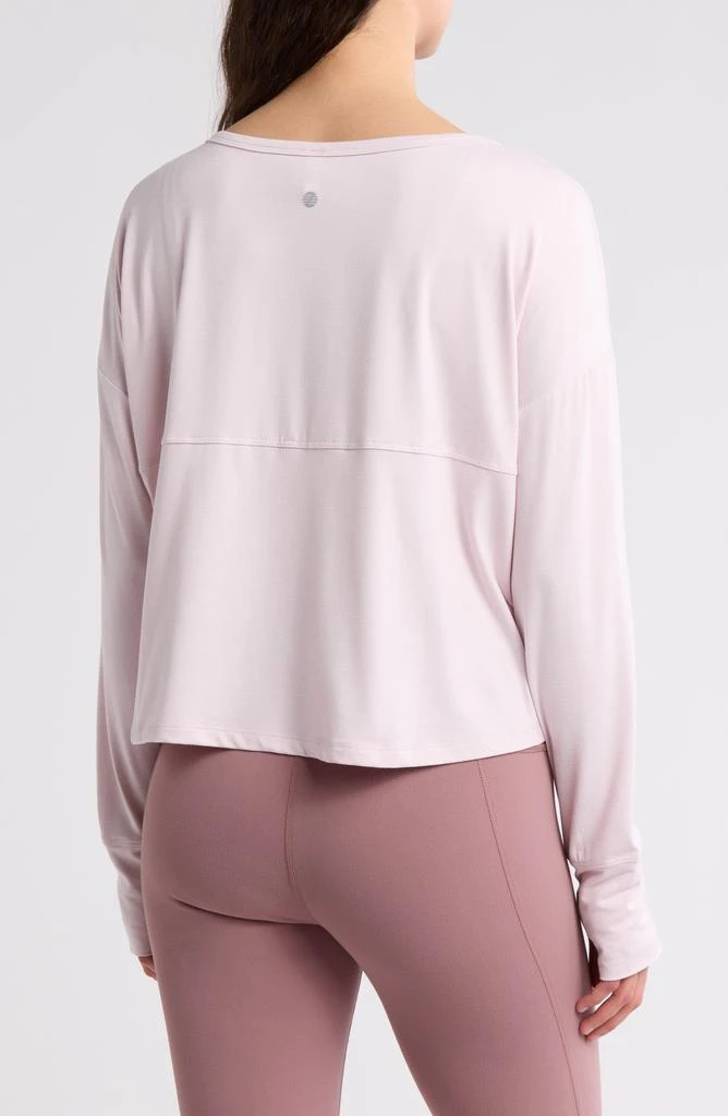Zella Atmosphere Heather Long Sleeve T-Shirt 2