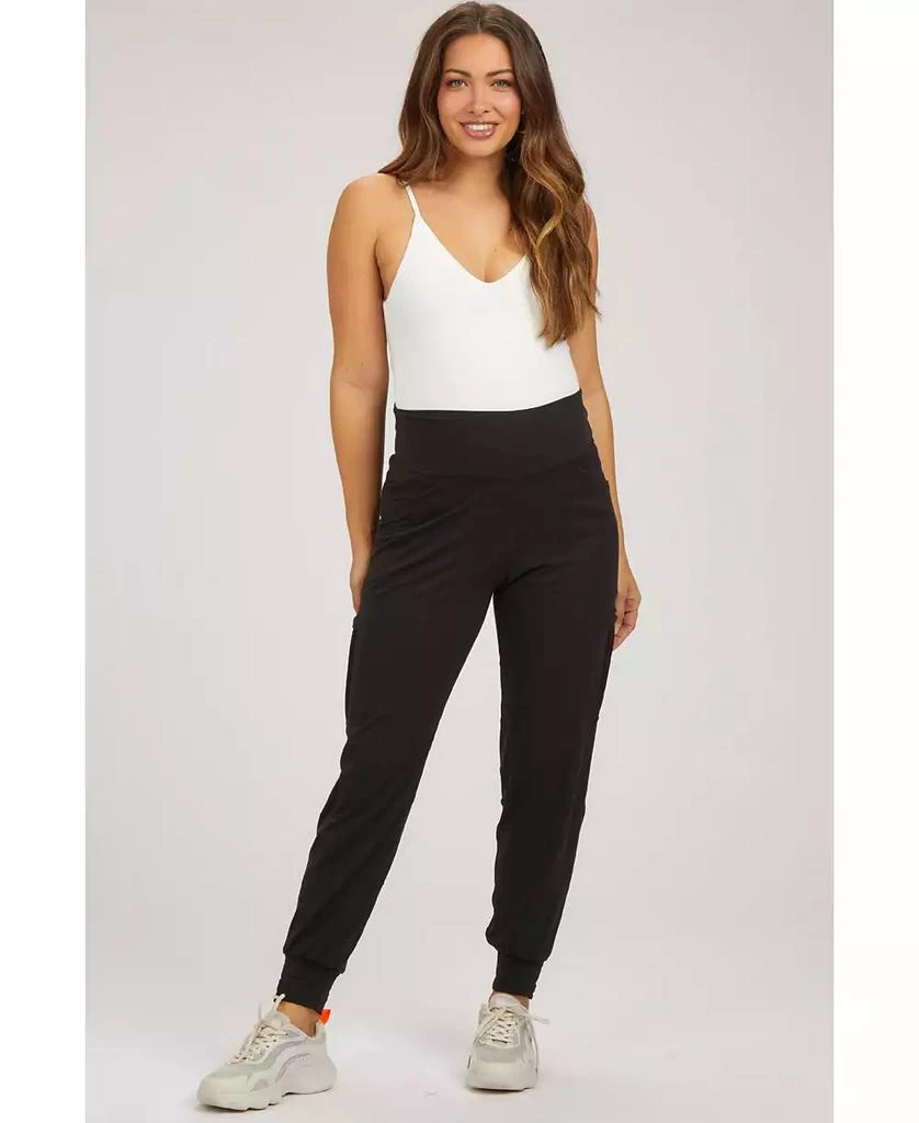 Pinkblush Maternity Black Cargo Pocket Jogger Pants