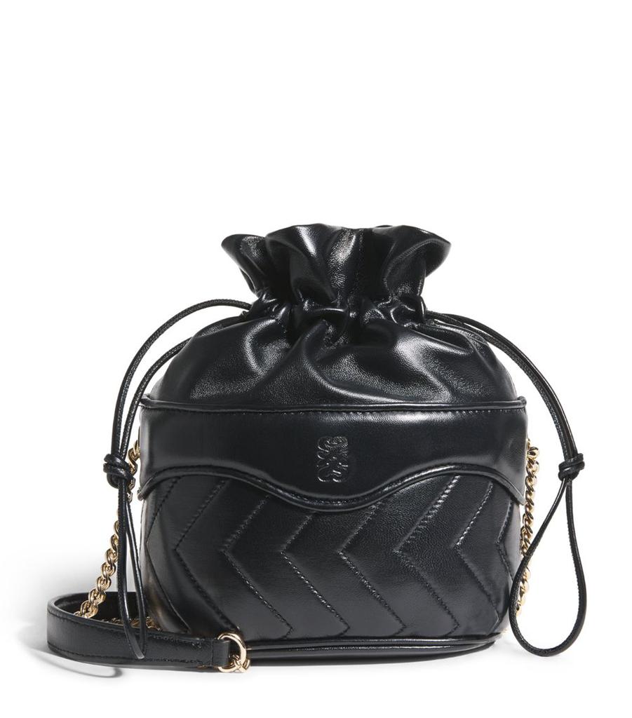 SANDRO Leather Le Bonbon Bucket Bag