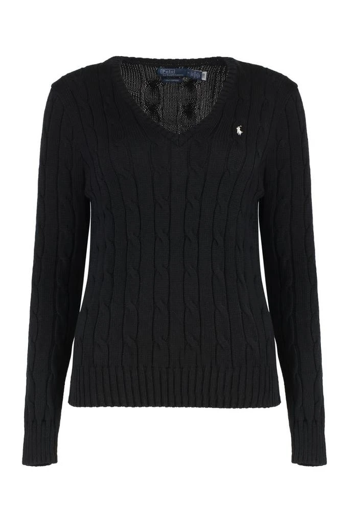 Ralph Lauren Polo Ralph Lauren Cotton V-Neck Sweater 1