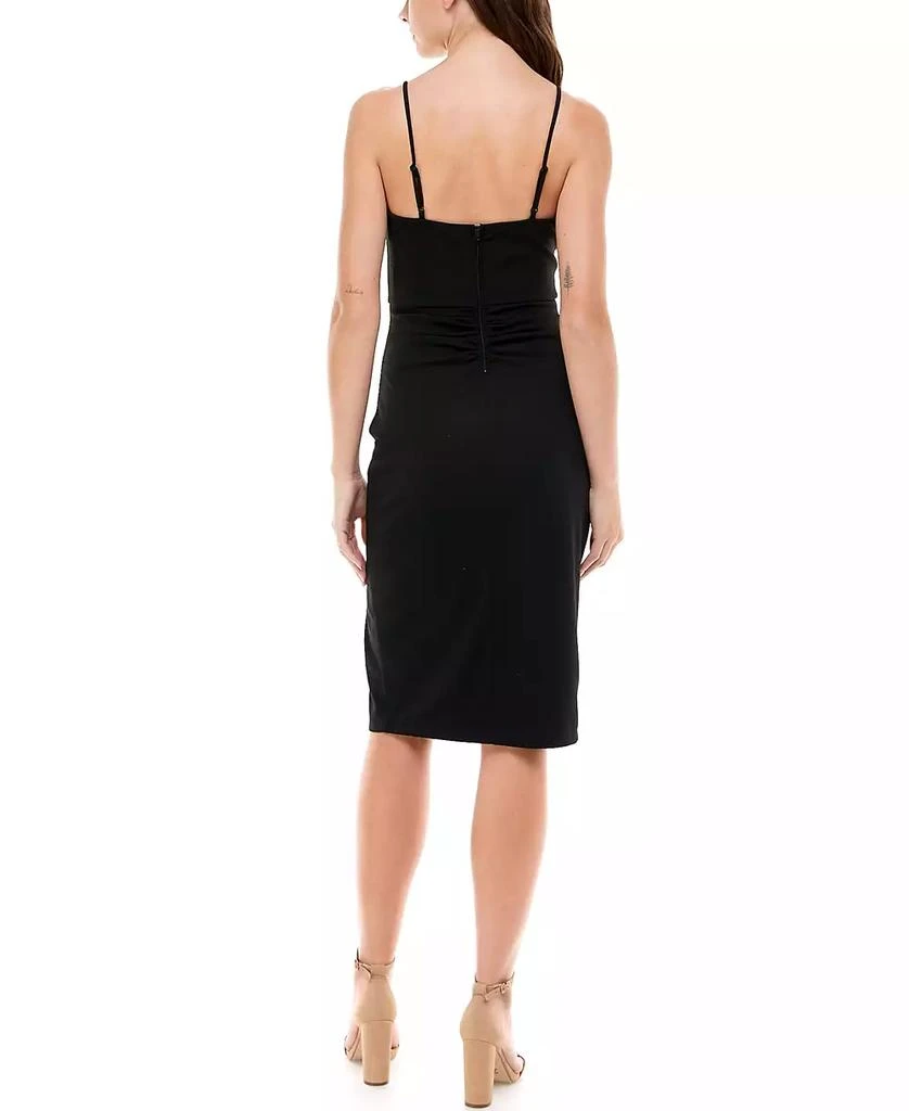 Emerald Sundae Juniors' Shirred Bodycon Dress 2