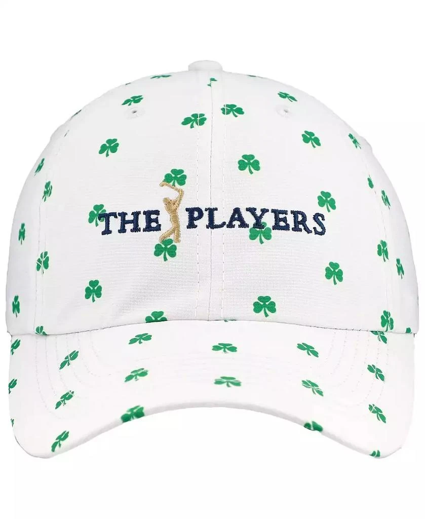 Imperial Men's White The Players Allover Shamrock Print Alter Ego Adjustable Hat 4