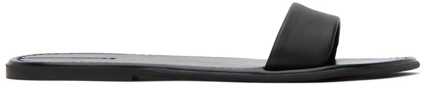 The Row Black Beach Sandals 1