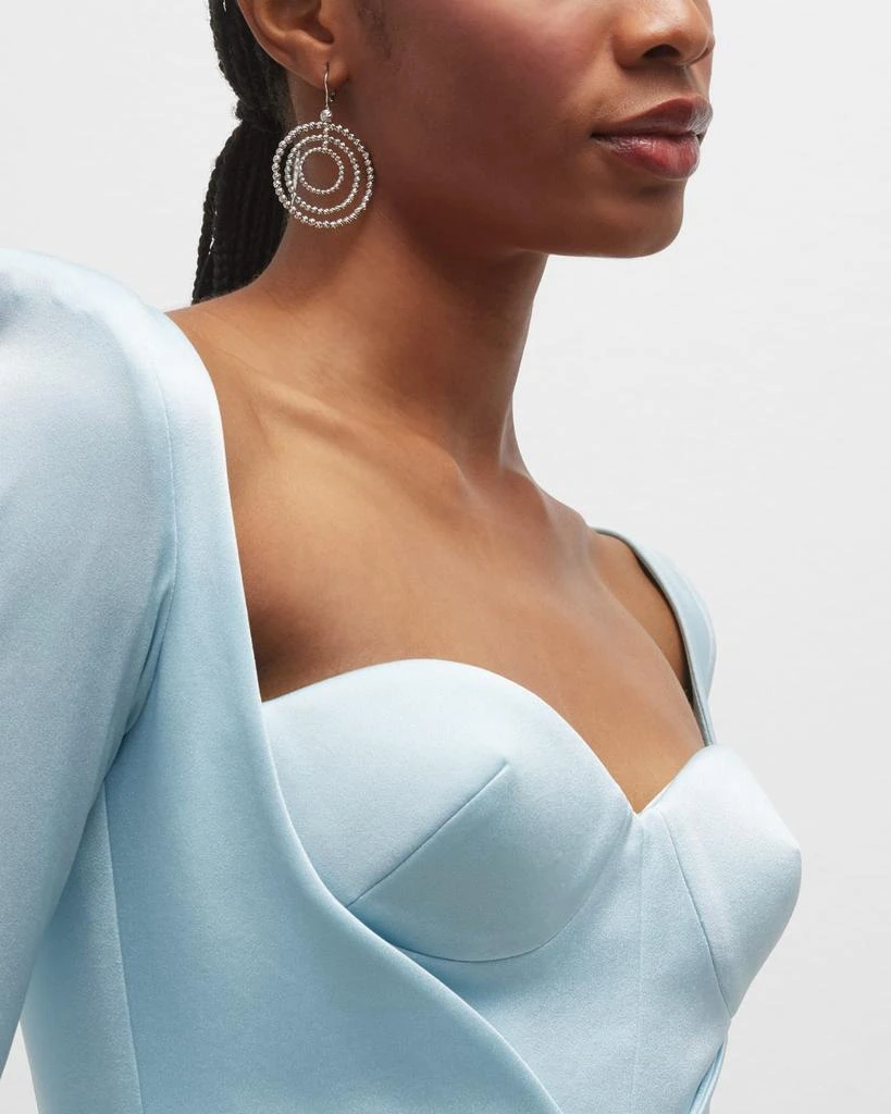 Platinum Born Platinum Hoop Earrings 5