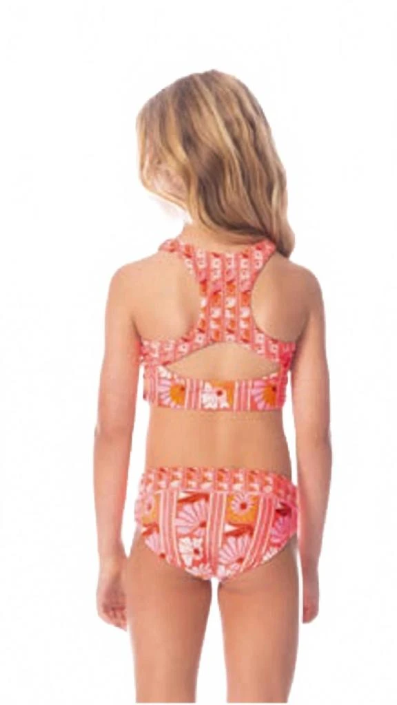 Maaji Kids
 Flowers Poppy Bikini In Peach 2