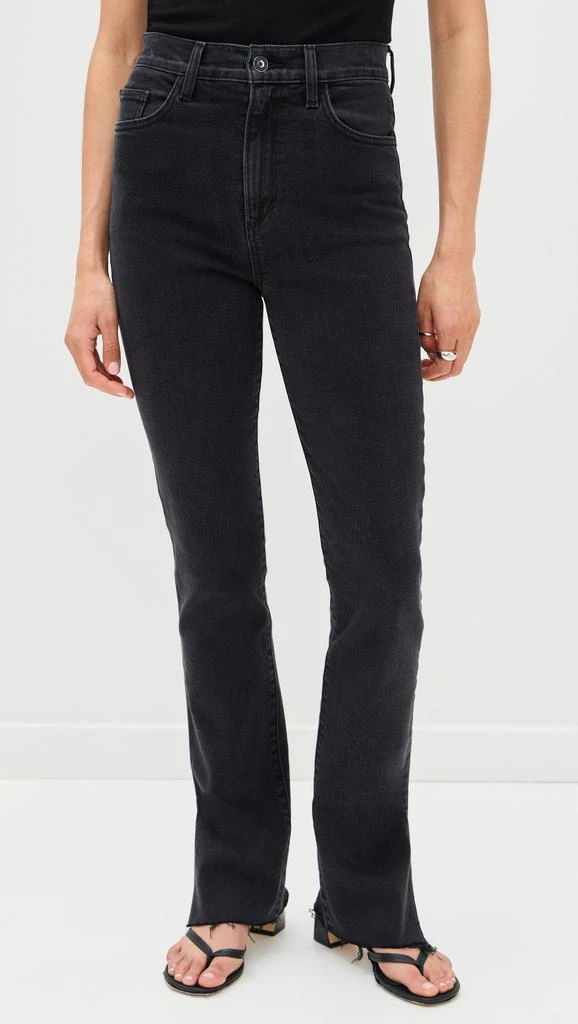 Favorite Daughter Valentina Super High Rise Tower Jeans with Slit Hem 7