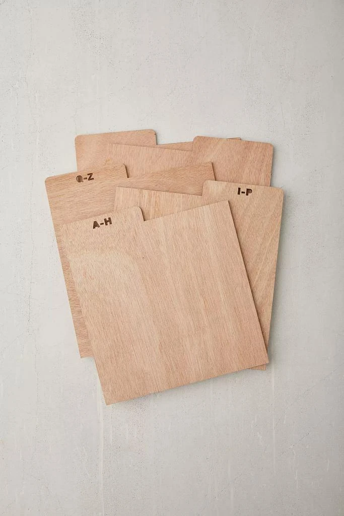 Crosley A-Z Vinyl Record Crate Divider Set 3