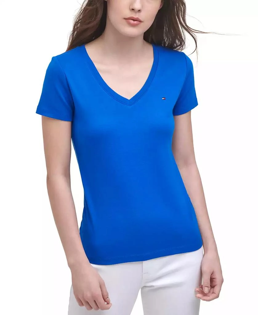 Tommy Hilfiger Women's V-Neck T-Shirt, Created for Macy's 1