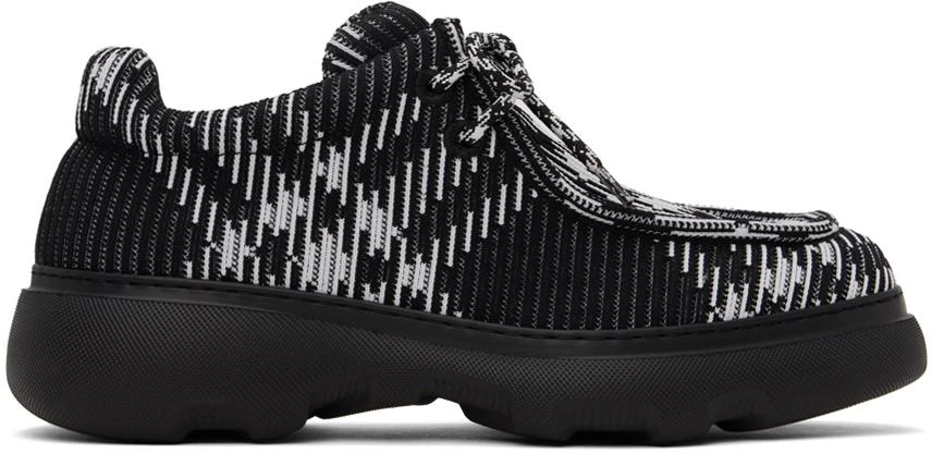 Burberry Black & White Creeper Derbys 1