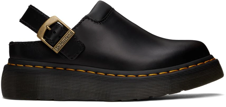 Dr. Martens Black Laketen Mules 1