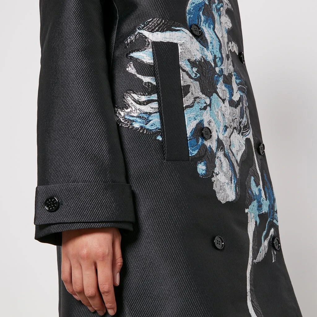 Stine Goya Wessi Floral-Jacquard and Twill Coat 3