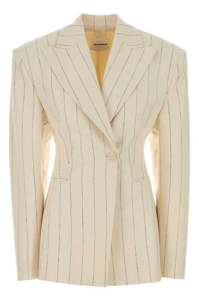 The Andamane The Andamane Ottavia Pinstriped Hourglass Blazer
