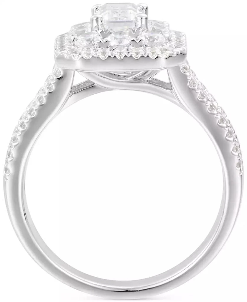Macy
s Diamond Emerald-Cut Double Halo Engagement Ring (2 ct. t.w.) in 14k White Gold 5