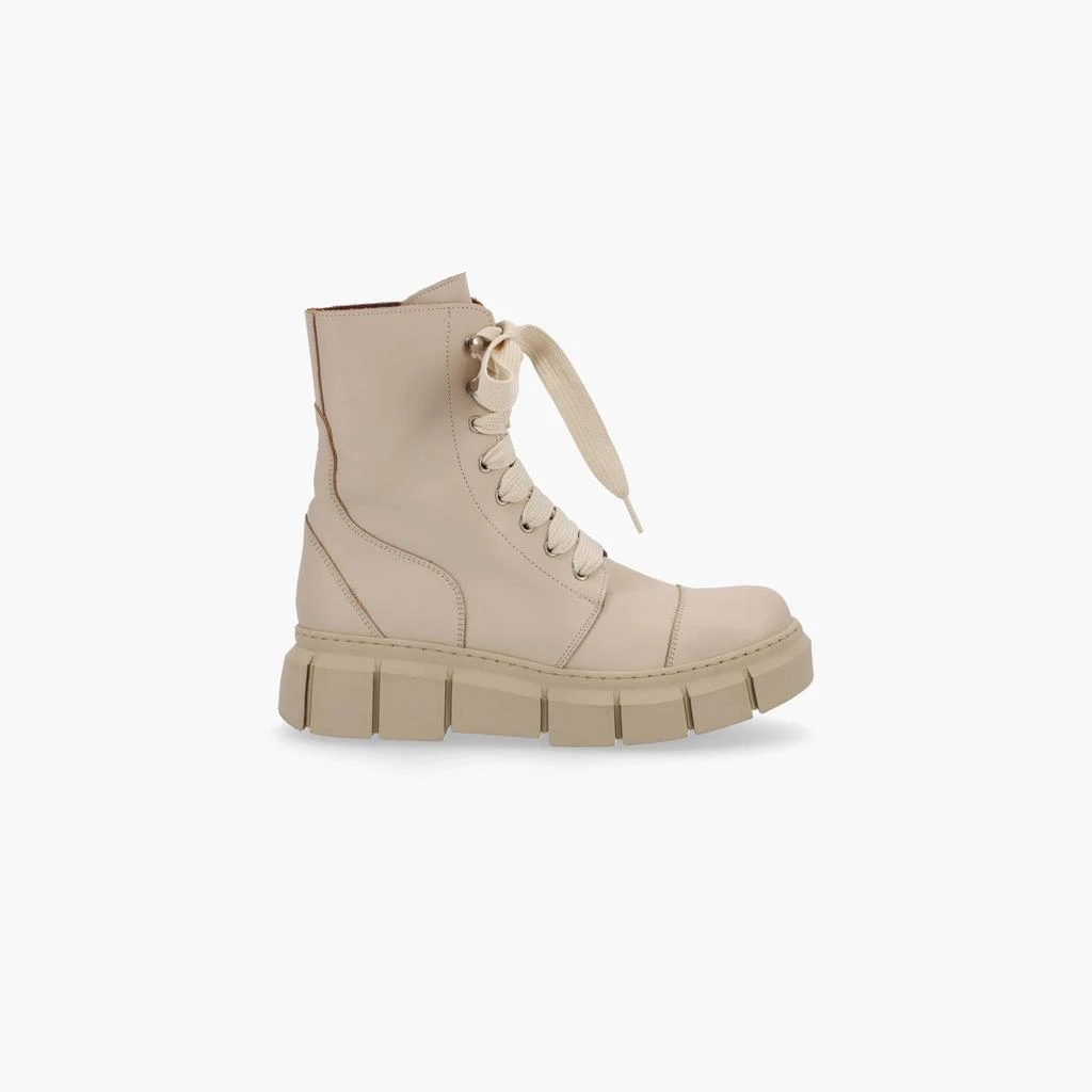 ALOHAS Can Can Cream Leather Ankle Boots 1