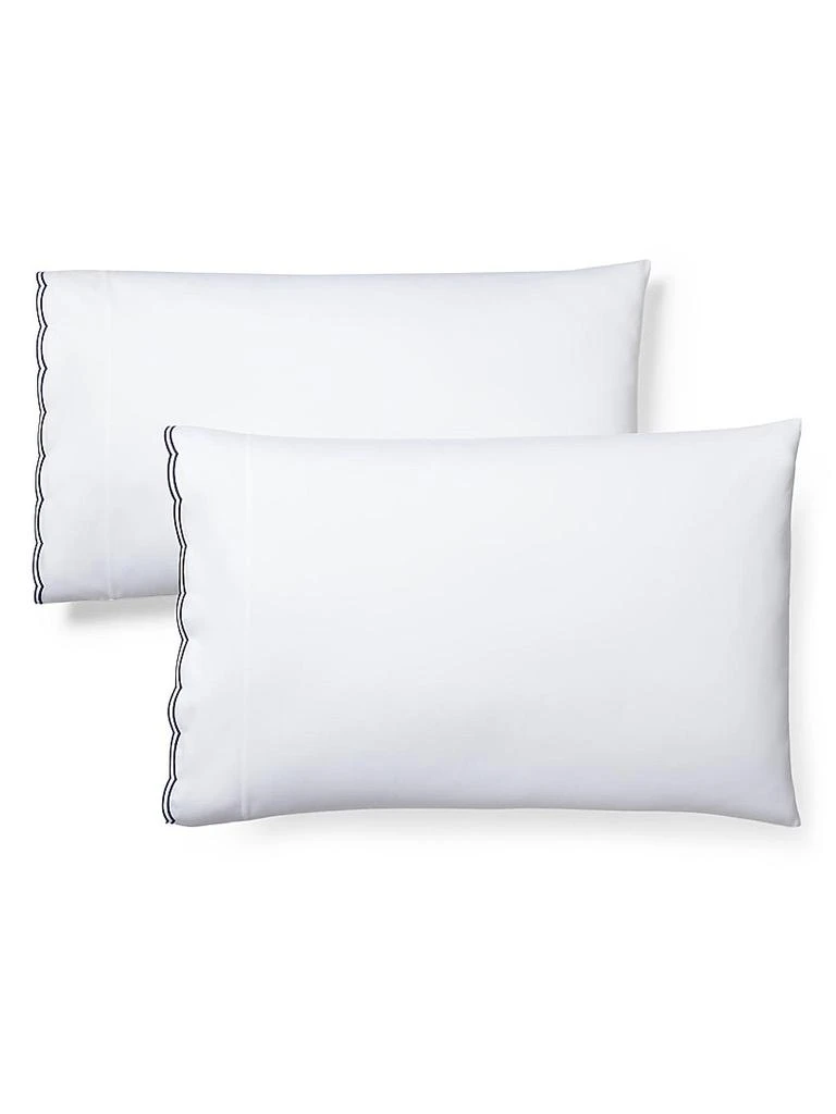 Ralph Lauren Malin Scallop Sateen Flat Sheet 3