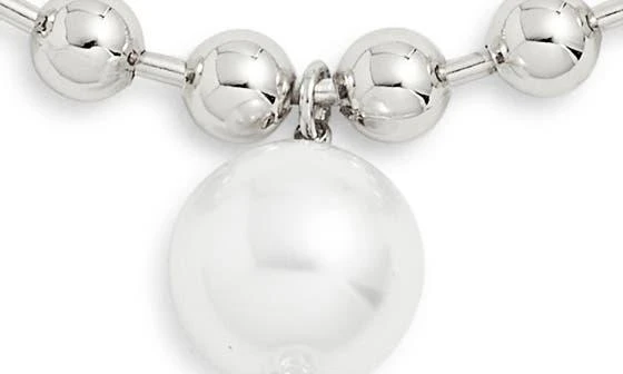 Open Edit Shotbead Cultured Pearl Collar Necklace 4