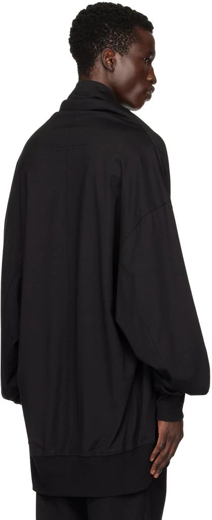 Julius Black Drape Long Sleeve T-Shirt 3