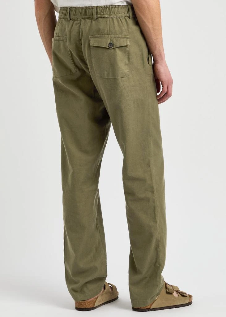 Oliver Spencer Straight-leg linen-blend trousers 3