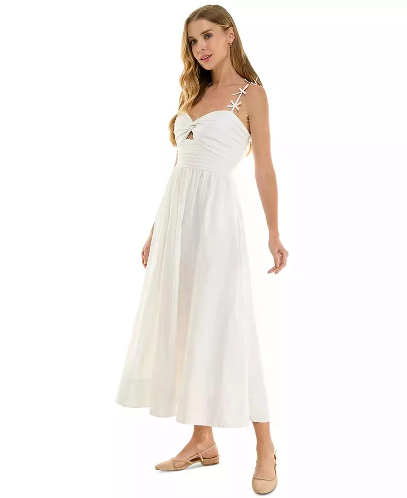 SENI & CADE Juniors' Cut-Out Midi Dress 3