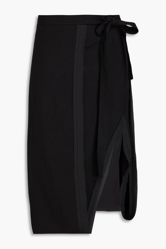 3.1 PHILLIP LIM Wrap-effect wool-blend midi skirt 1