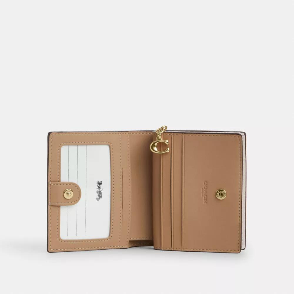 Coach Snap Wallet With Floral Print