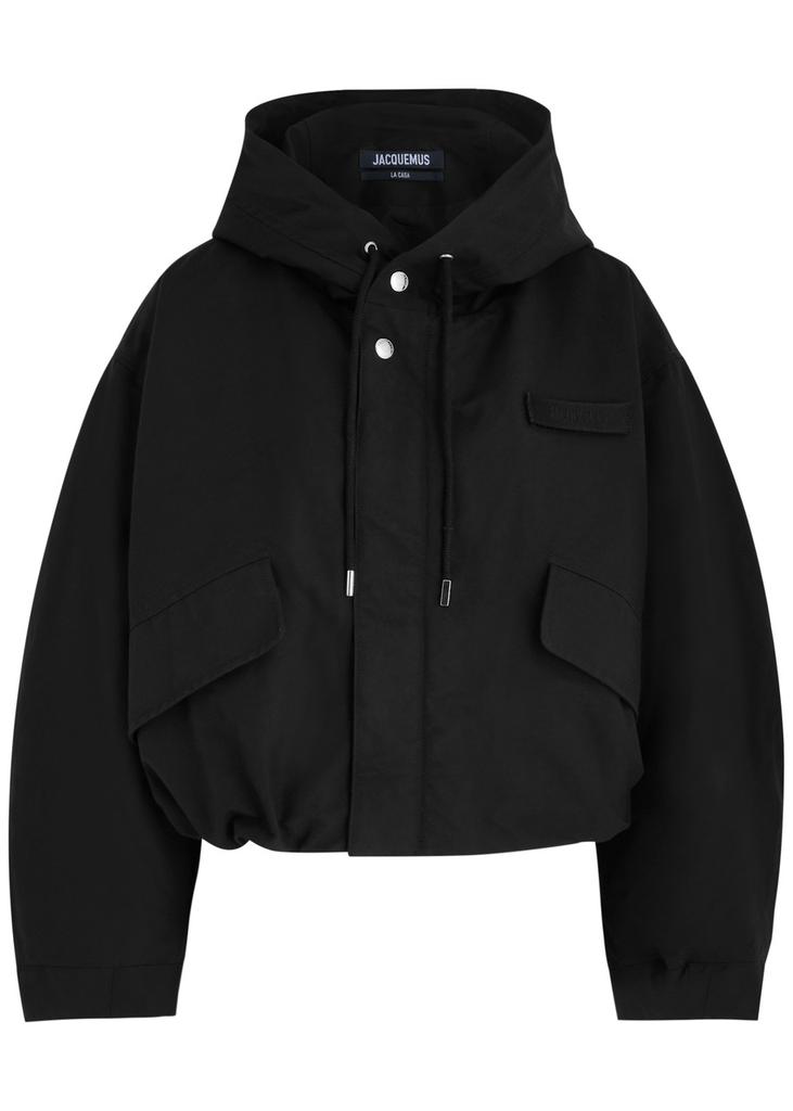 ジャケット JACQUEMUS Black La doudoune courte Caraco bomber jacket JACQUEMUS Black La Casa 'La doudoune courte Caraco' Jacket