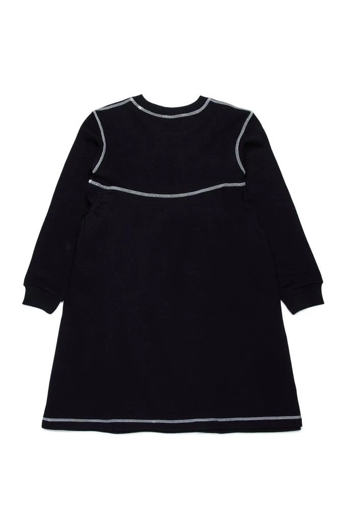 Marni Marni Kids Logo Bead-Embroidered Crewneck T-Shirt Dress 2