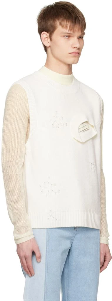 Feng Chen Wang White Distressed Vest 2
