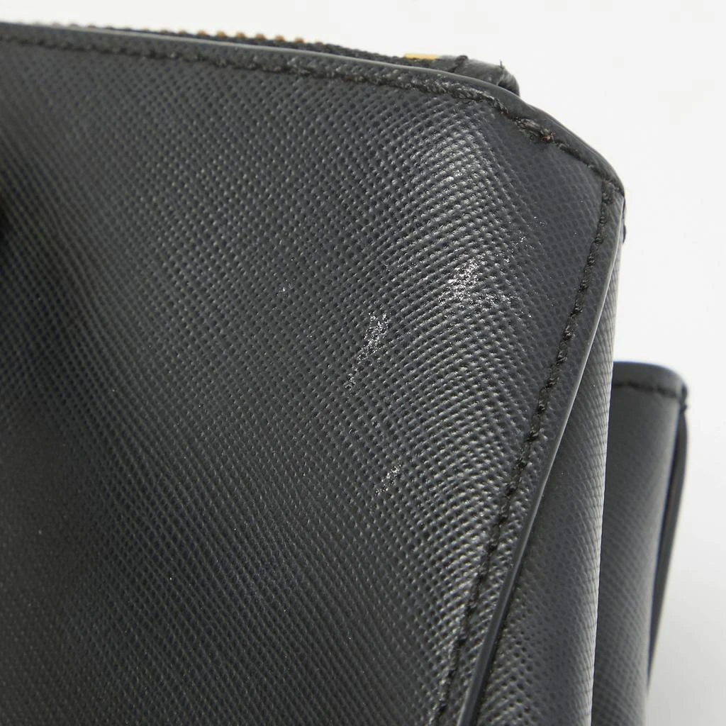 Tory Burch Tory Burch Black Saffiano Leather Double Zip Robinson Tote 6