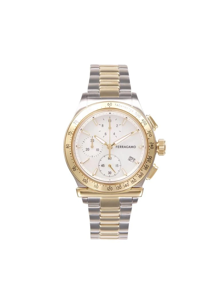 Salvatore Ferragamo 1927 Chrono Two-Tone Stainless Steel Bracelet Watch/38MM 1