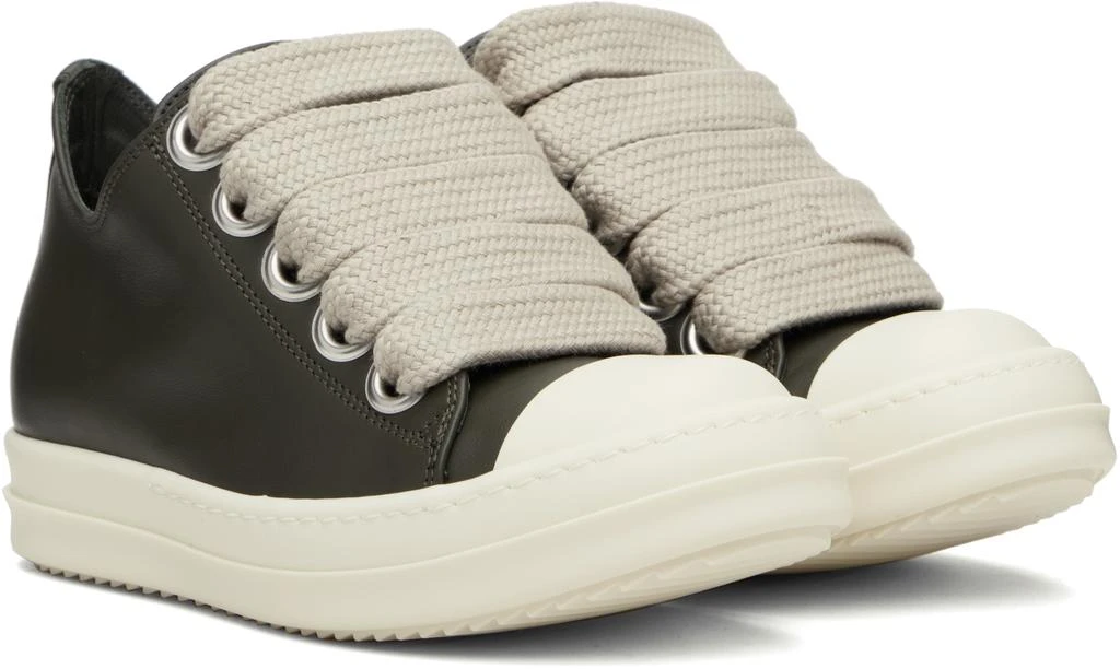 Rick Owens Gray Concordians Jumbolace Low Sneakers 4