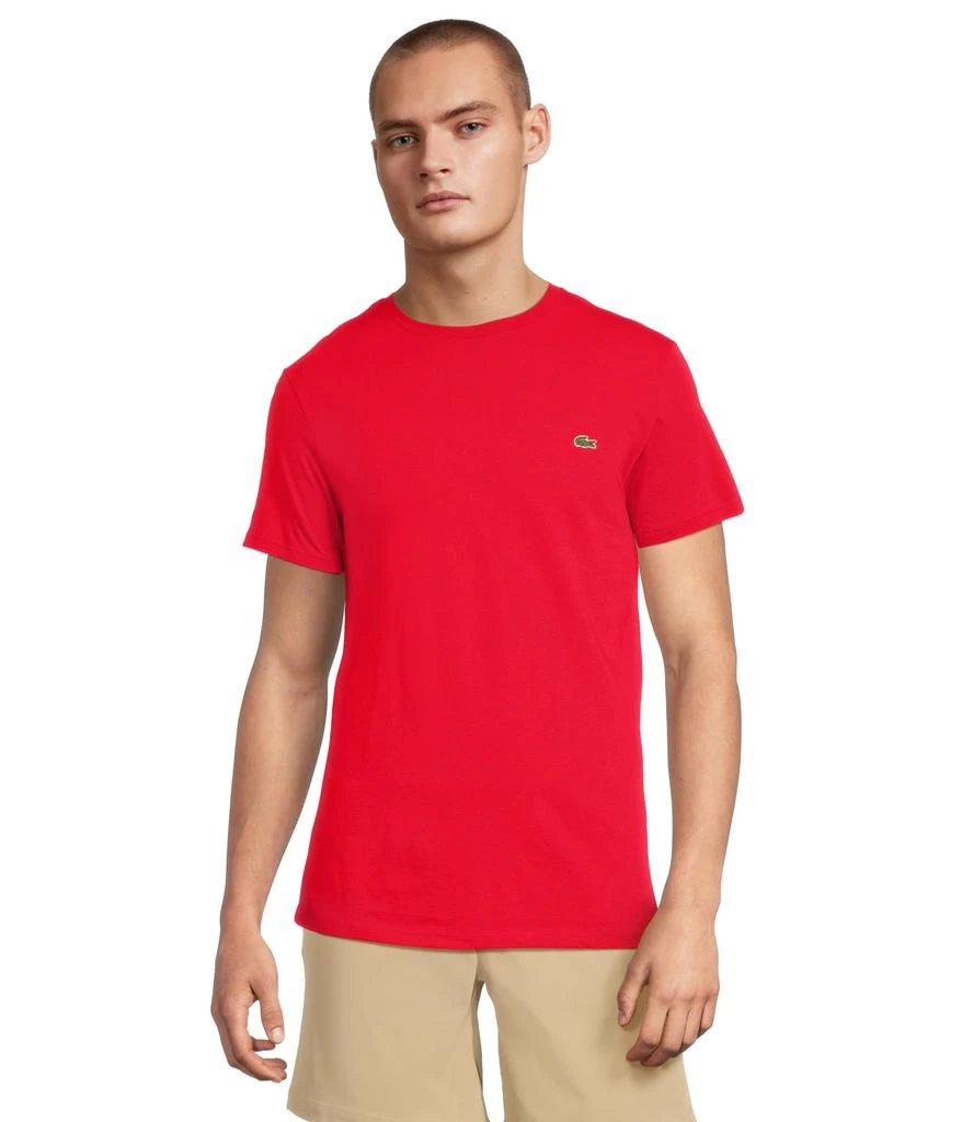 Lacoste Short-Sleeve Pima Jersey Crewneck T-Shirt 1