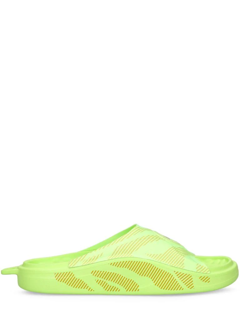 adidas Lime Green Sandals Size 8 - adidas Adilette 22 Topographic Slides Magic Lime  main image 3