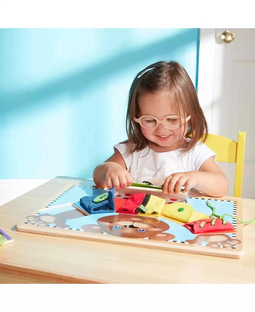 Melissa & Doug Melissa & Doug Basic Skills Puzzle Board - Wooden Educational Toy 7