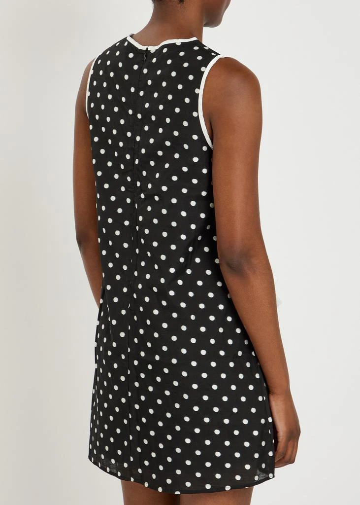 Sister Jane Isles polka dot-jacquard woven mini dress 3
