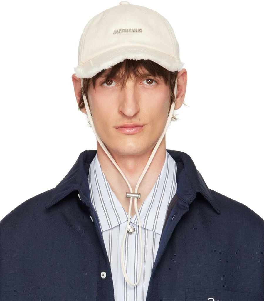 Jacquemus Off-White Le Chouchou 'La casquette Artichaut' Cap 1