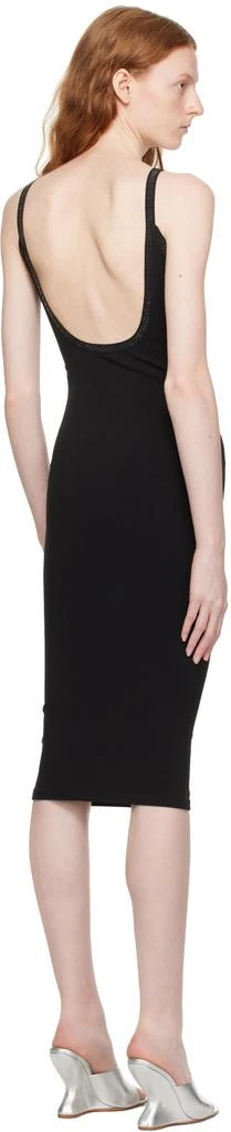 Alexander Wang Black Crystal Midi Dress 3
