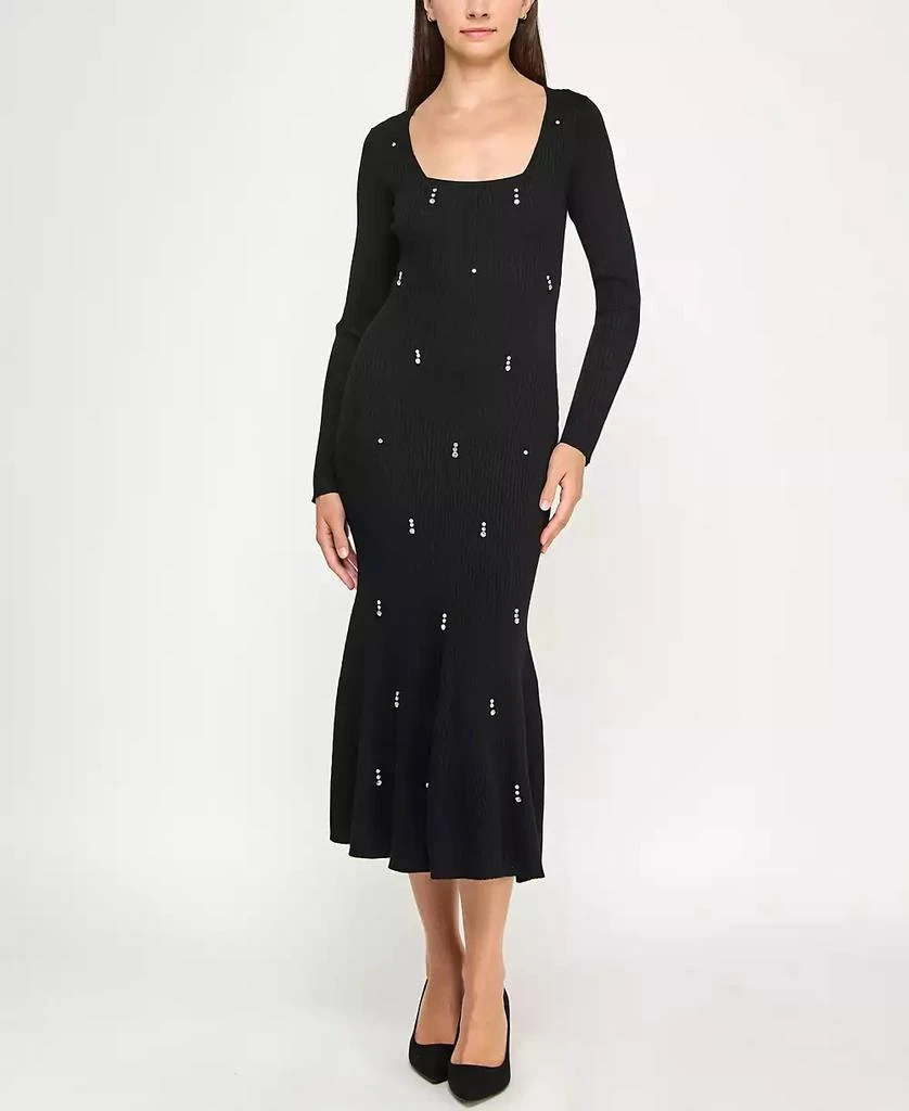 Shop Juniors' Square Neck Midi Sweater Dress on Sale at BeyondStyle  Get  69% Off Juniors' Square Neck Midi Sweater Dress with Limited-Time Flash  Deals, Exclusive Discounts, and Special Offers. Enjoy Unbeatable