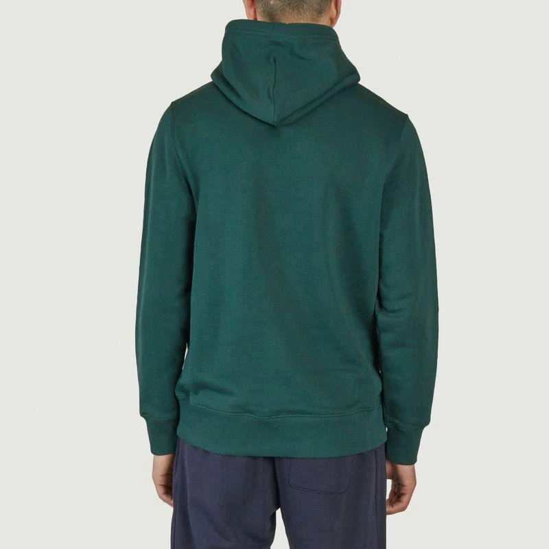 Gant Hoodie Graphic G Tartan Green GANT 3