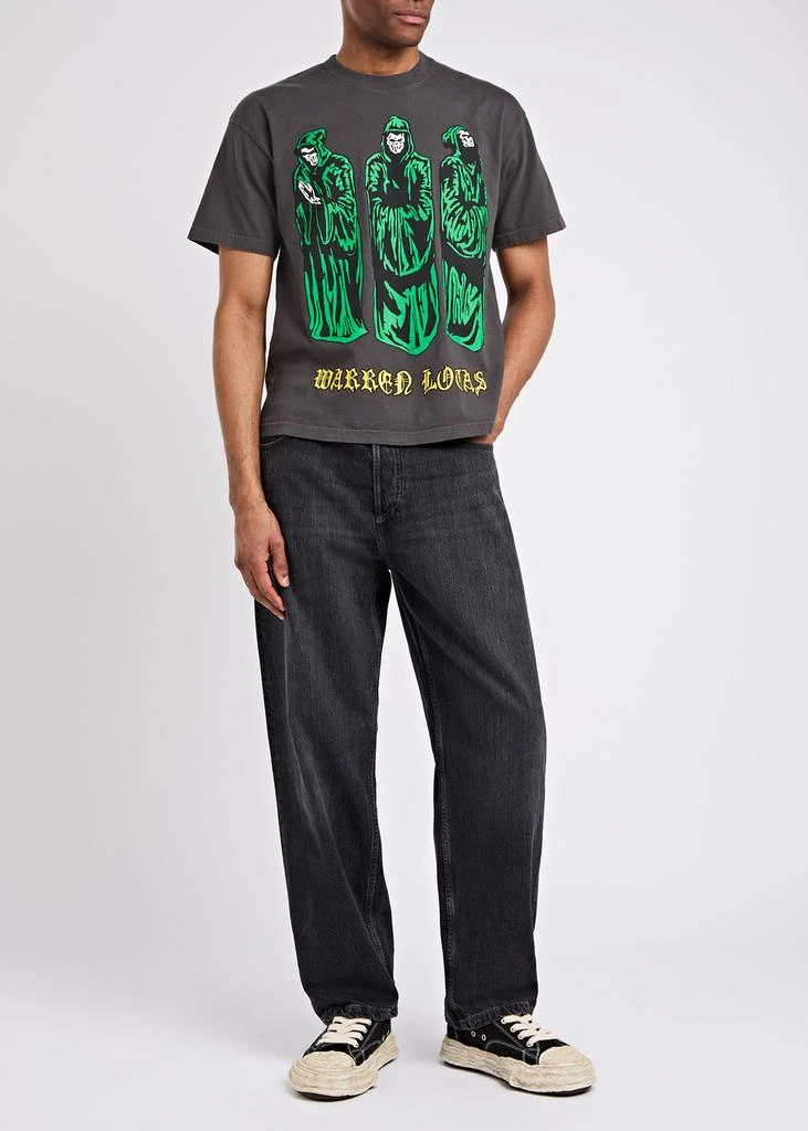 Warren Lotas Praying Druids printed cotton T-shirt 4