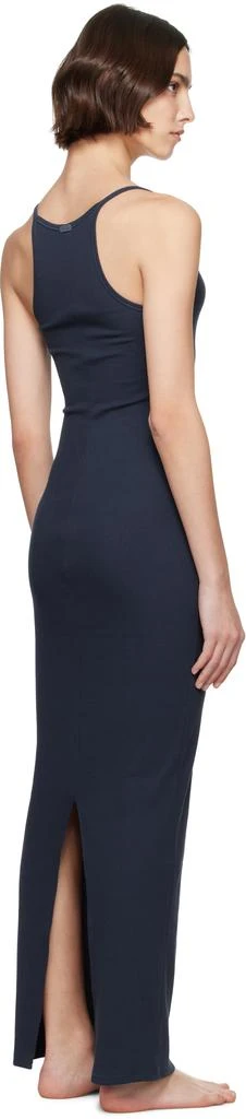 SKIMS Navy Cotton Rib Long Cami Maxi Dress 3