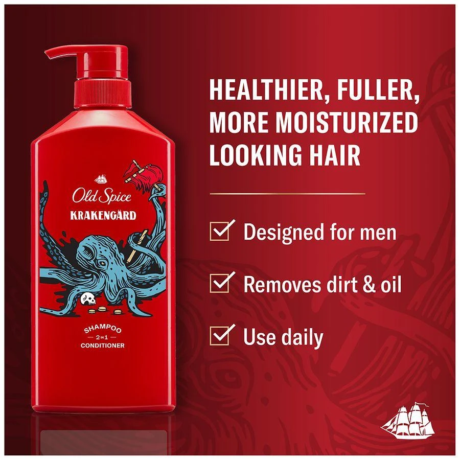 Old Spice 2 in 1 Shampoo and Conditioner for Men Sea, Citrus, and Fresh Herbs 2