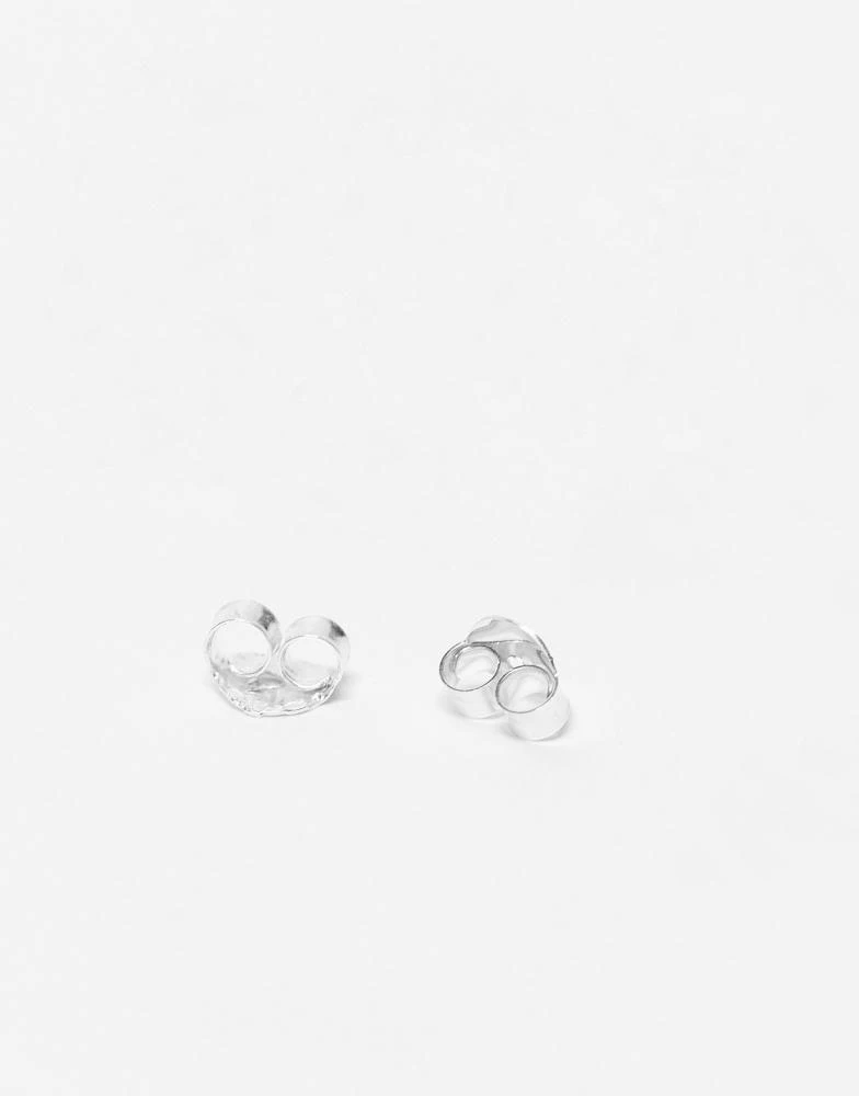 Kingsley Ryan Kingsley Ryan open star stud earrings in silver 3