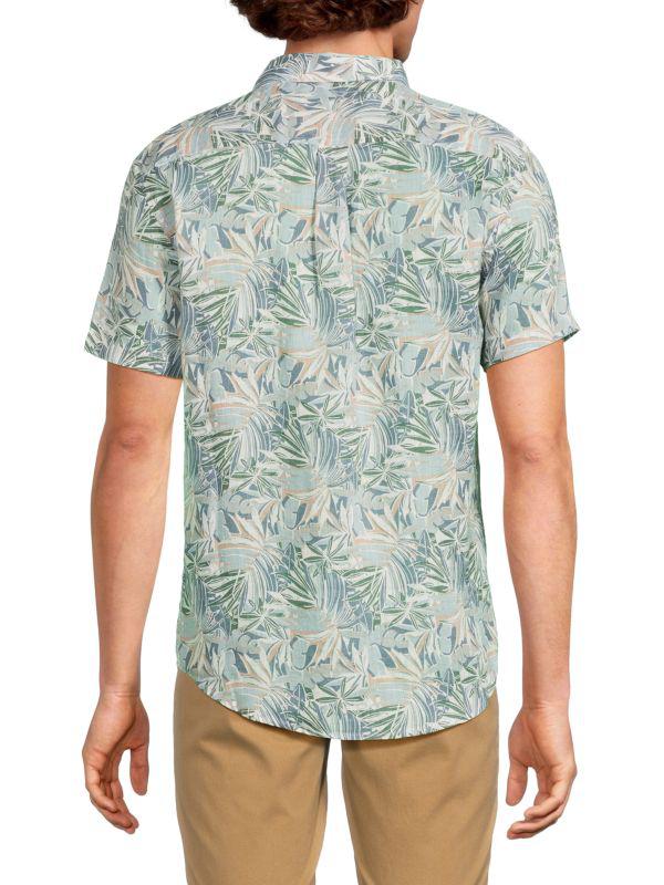Report Floral Linen Shirt